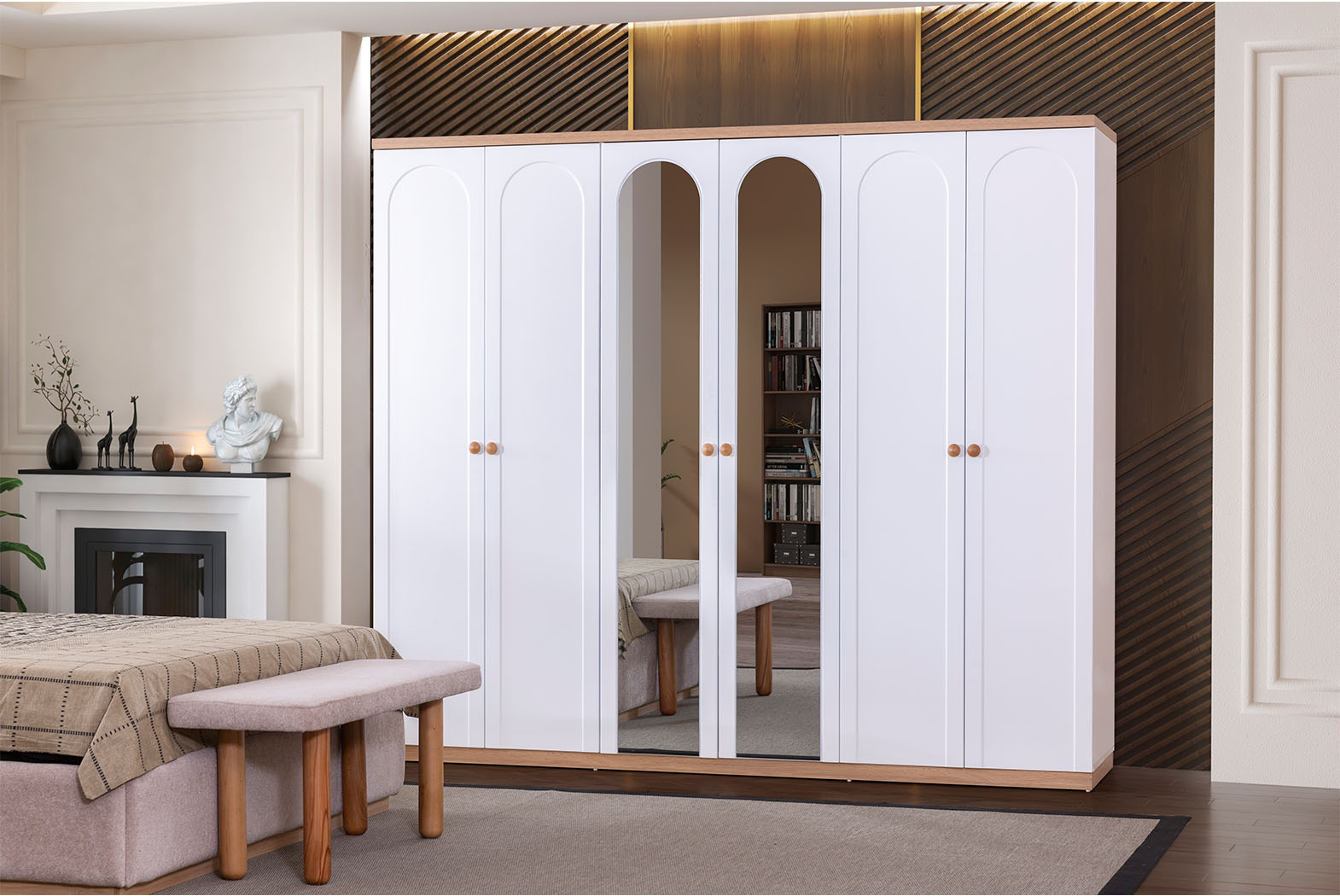 PERON BOHEM 6 KAPILI YATAK ODASI