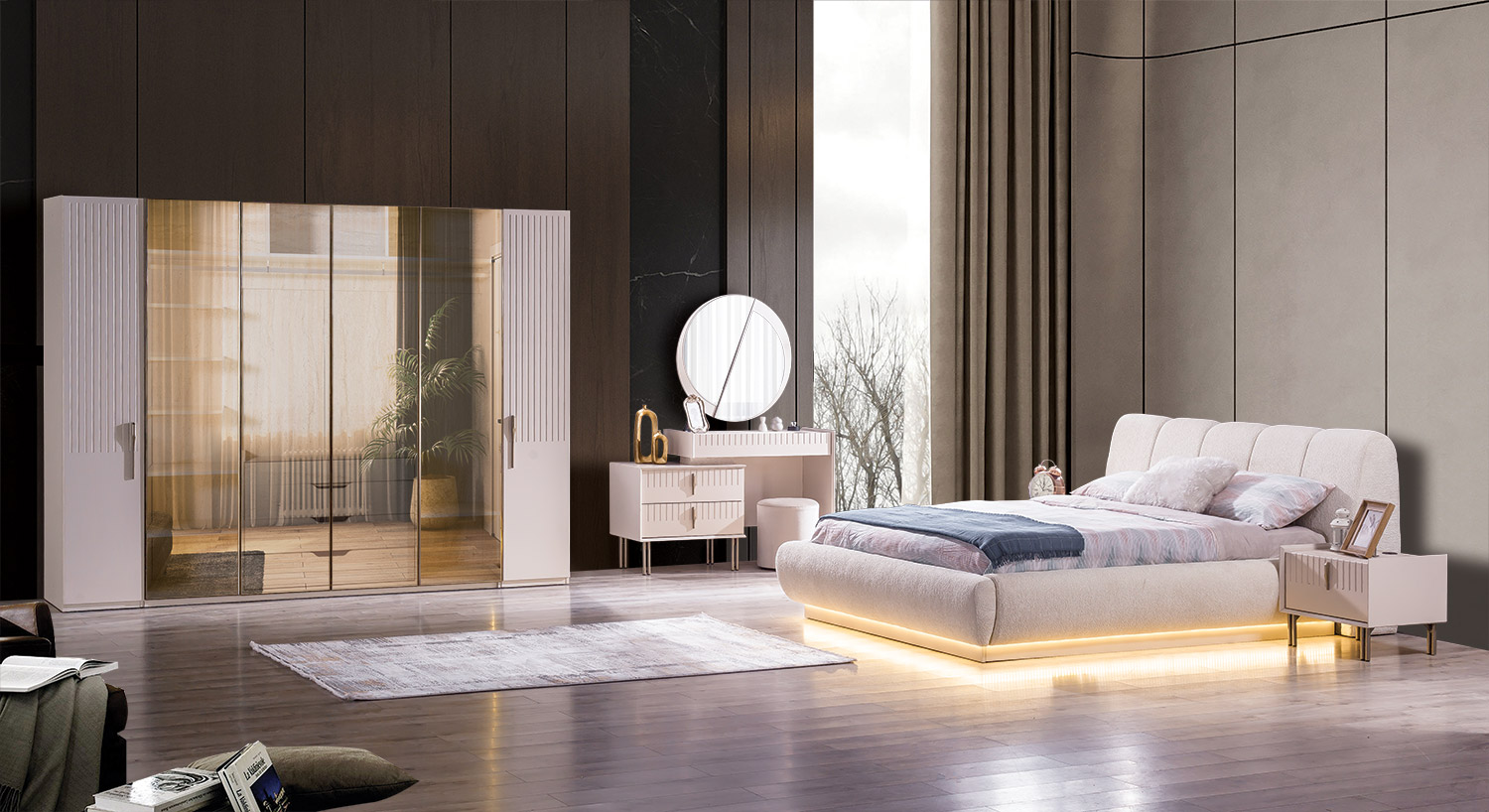 TRESS 6 KAPAKLI YATAK ODASI